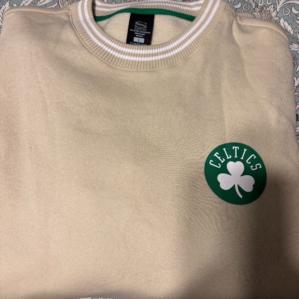 Boston Celtics Sweatshirt Mens Large